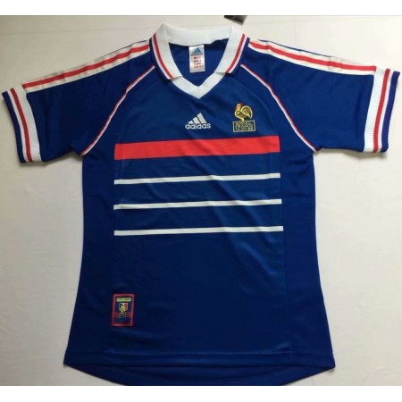 Jalkapallo Peliasut Ranska Retro Kotipaita 1998 Lyhythihainen